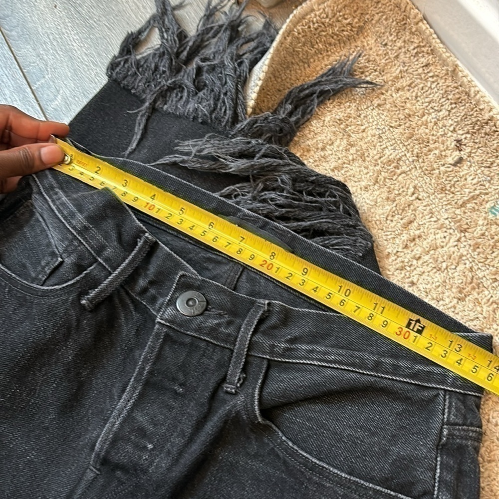 3x1 NYC Frayed Hem Relaxed Jeans - Picture 10 of 11